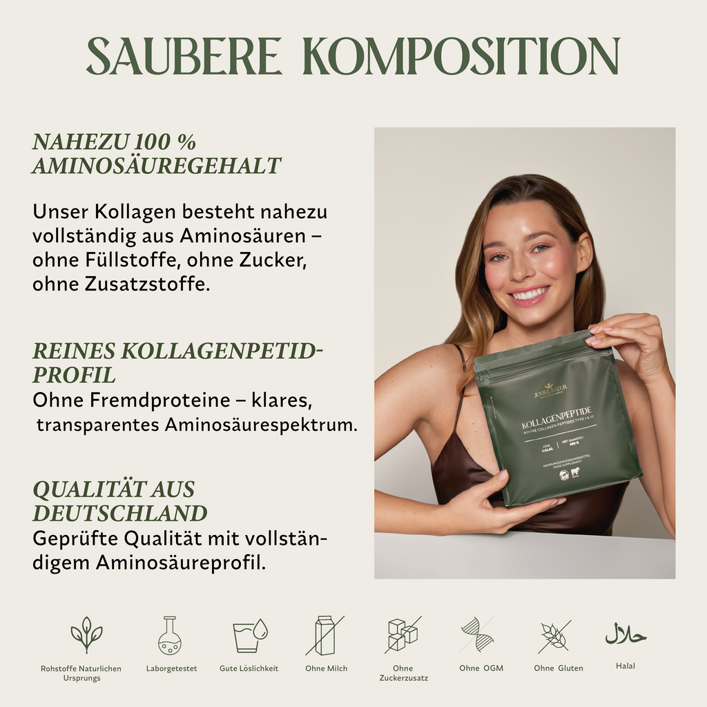 Kollagenpeptide (Rind) Typ I & III, 460 g